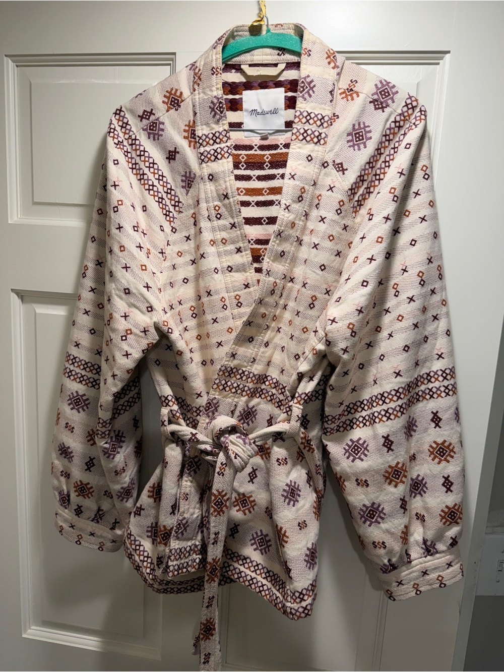 Madewell Jacquard wrap cardigan - Picture 2 of 6